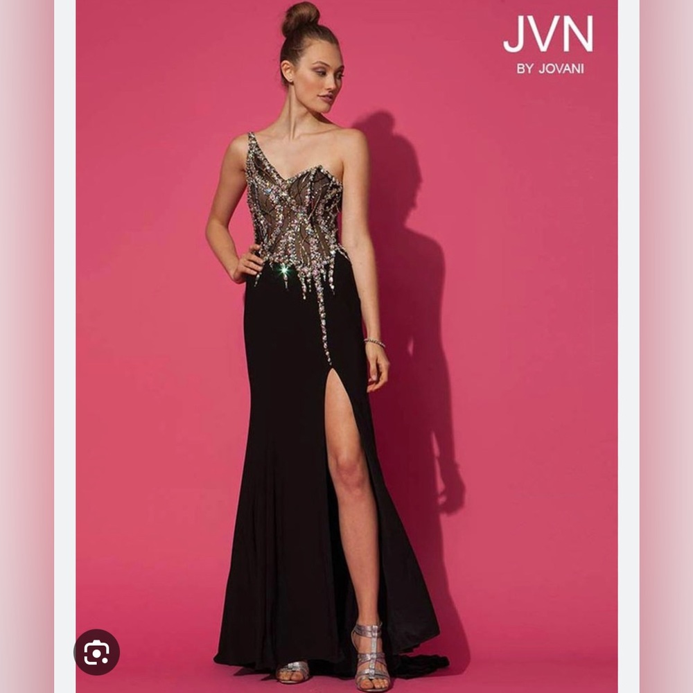JVN by Jovani JVN91220 Black with Tag